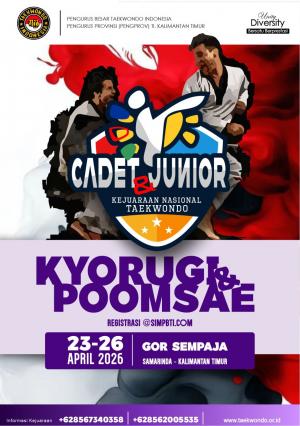Kejuaraan KEJURNAS CADET & JUNIOR 2026 [Atlit mewakili Pengprov TI] KEJURNAS CADET JUNIOR 2026